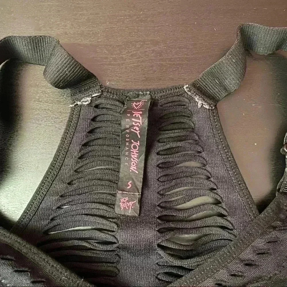Betsey Johnson Black Sport Bra